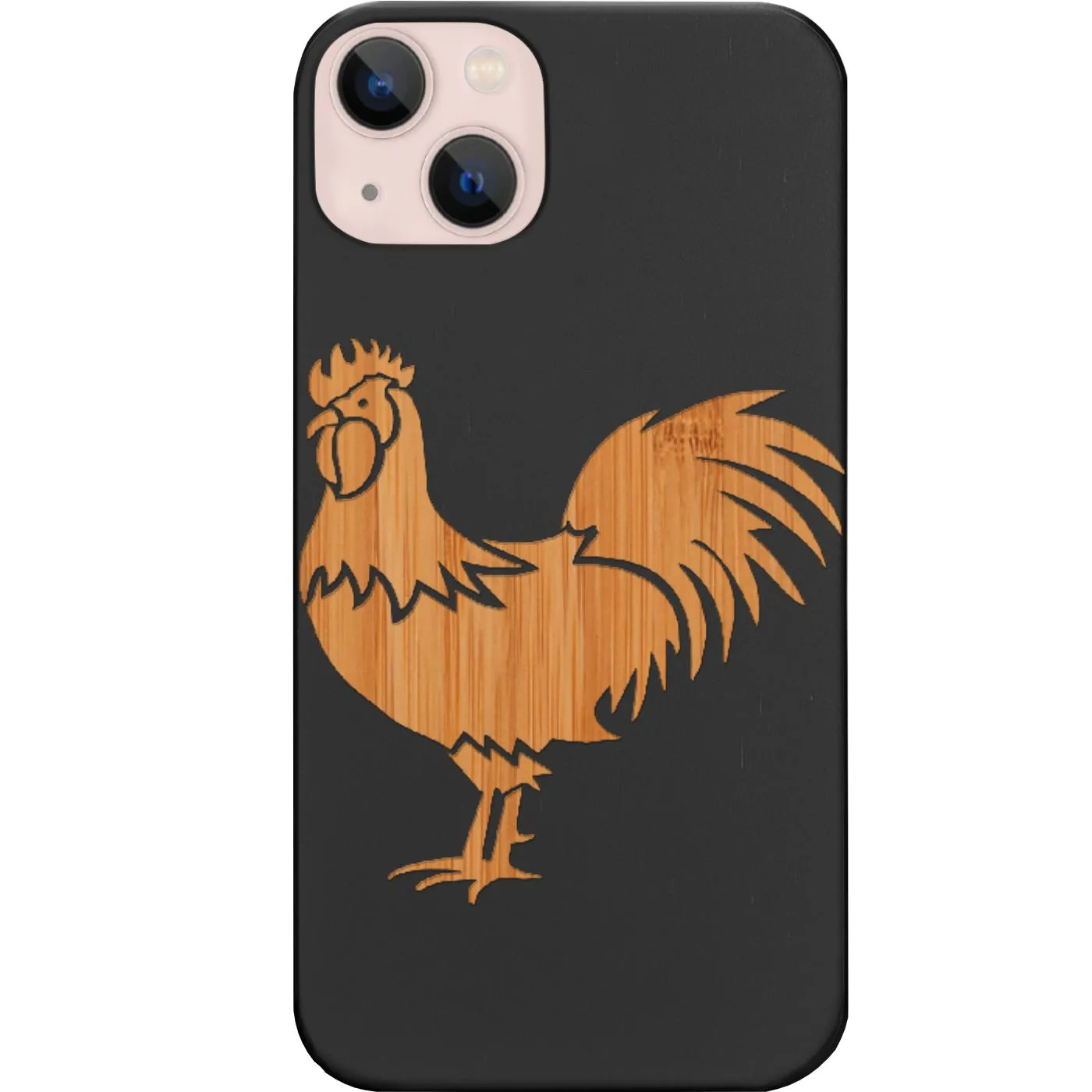 Rooster - Engraved Phone Case Vibrant Colors