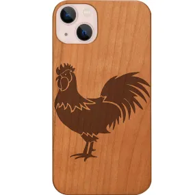 Polished Look Rooster - Engraved Phone Case