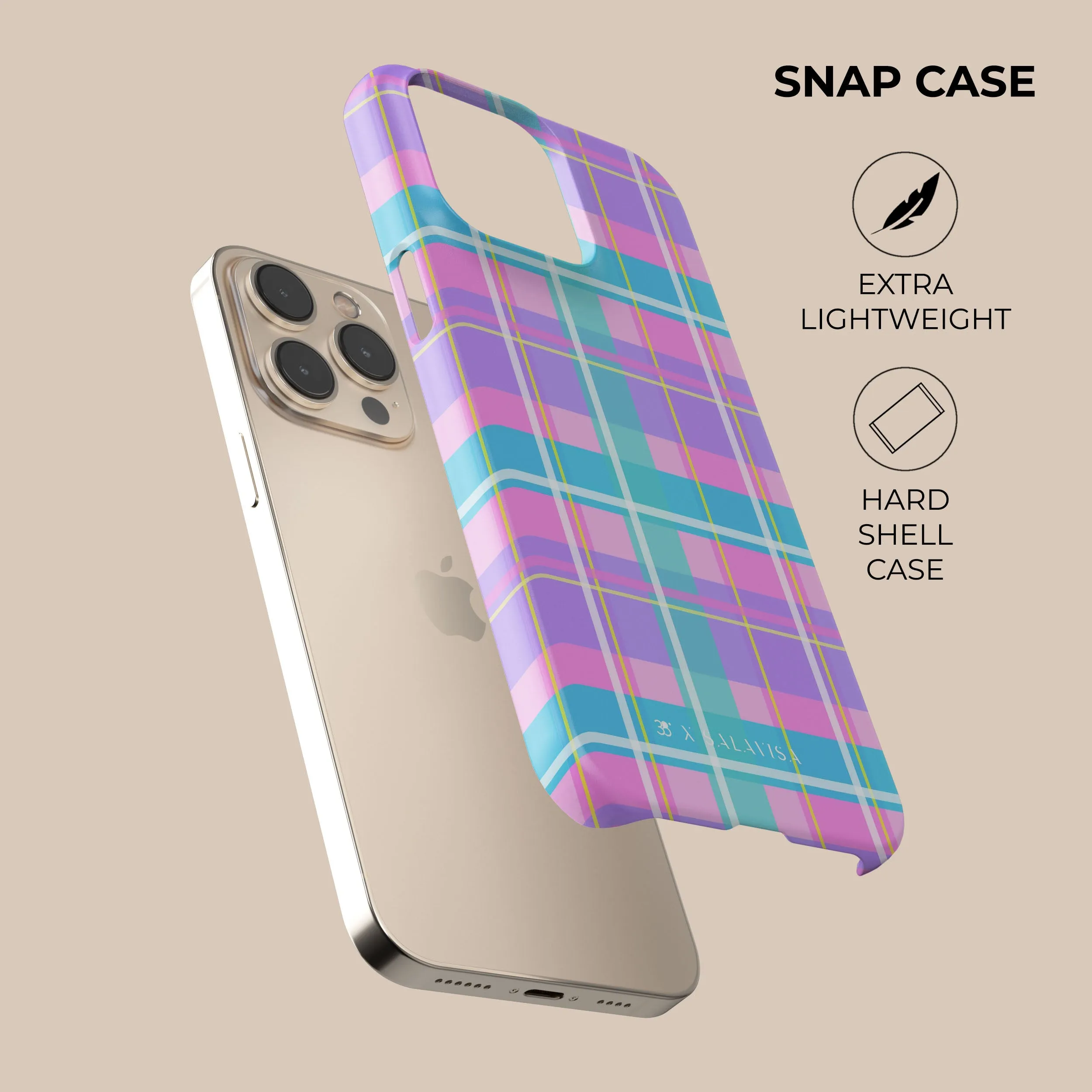 Sea Salt Phone Case Vivid Pattern Design