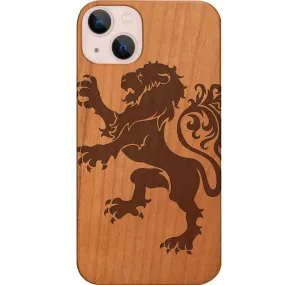Light Shield Matte Feel Texture Royal Lion - Engraved Phone Case