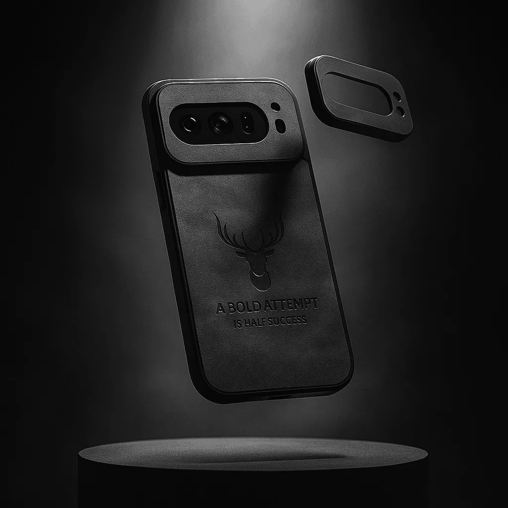 Gloss Surface Deer Embossed PU Leather Case - Google