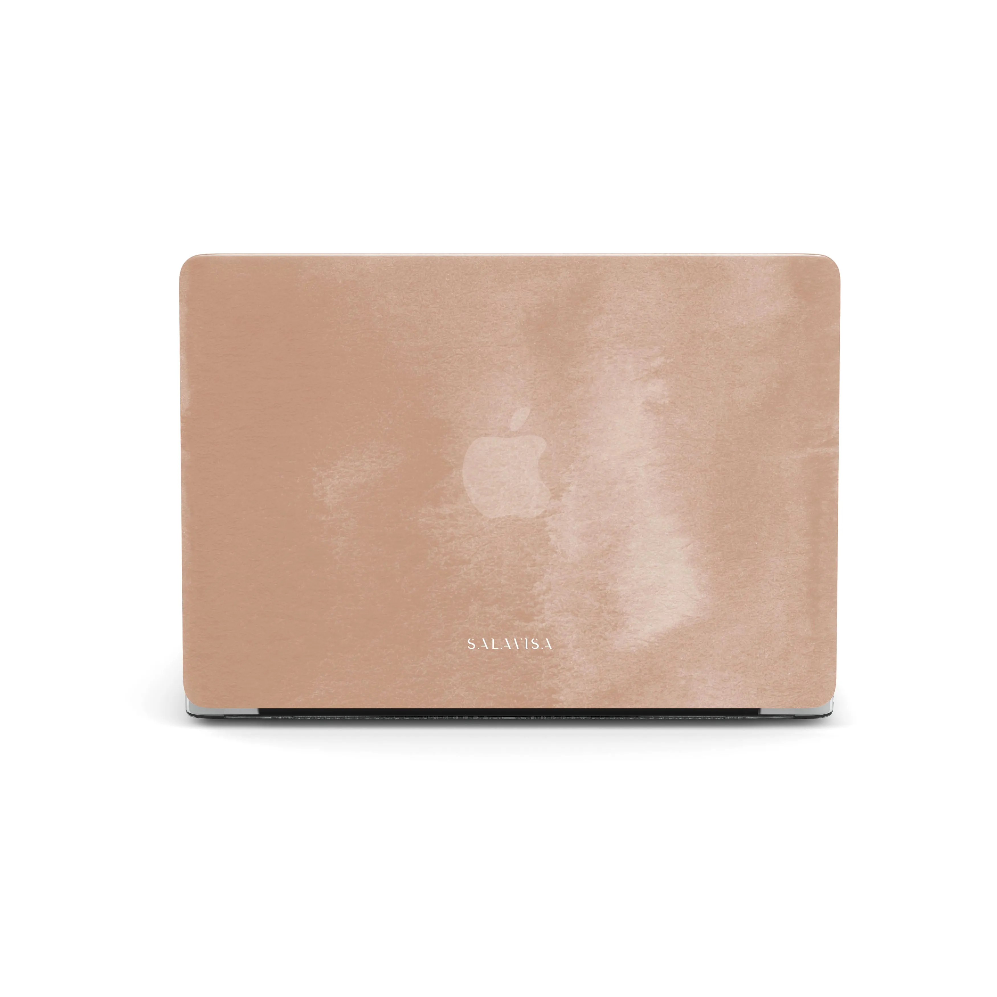 Old Rose Watercolor MacBook Case Elegant Surface Comfort Design Layer