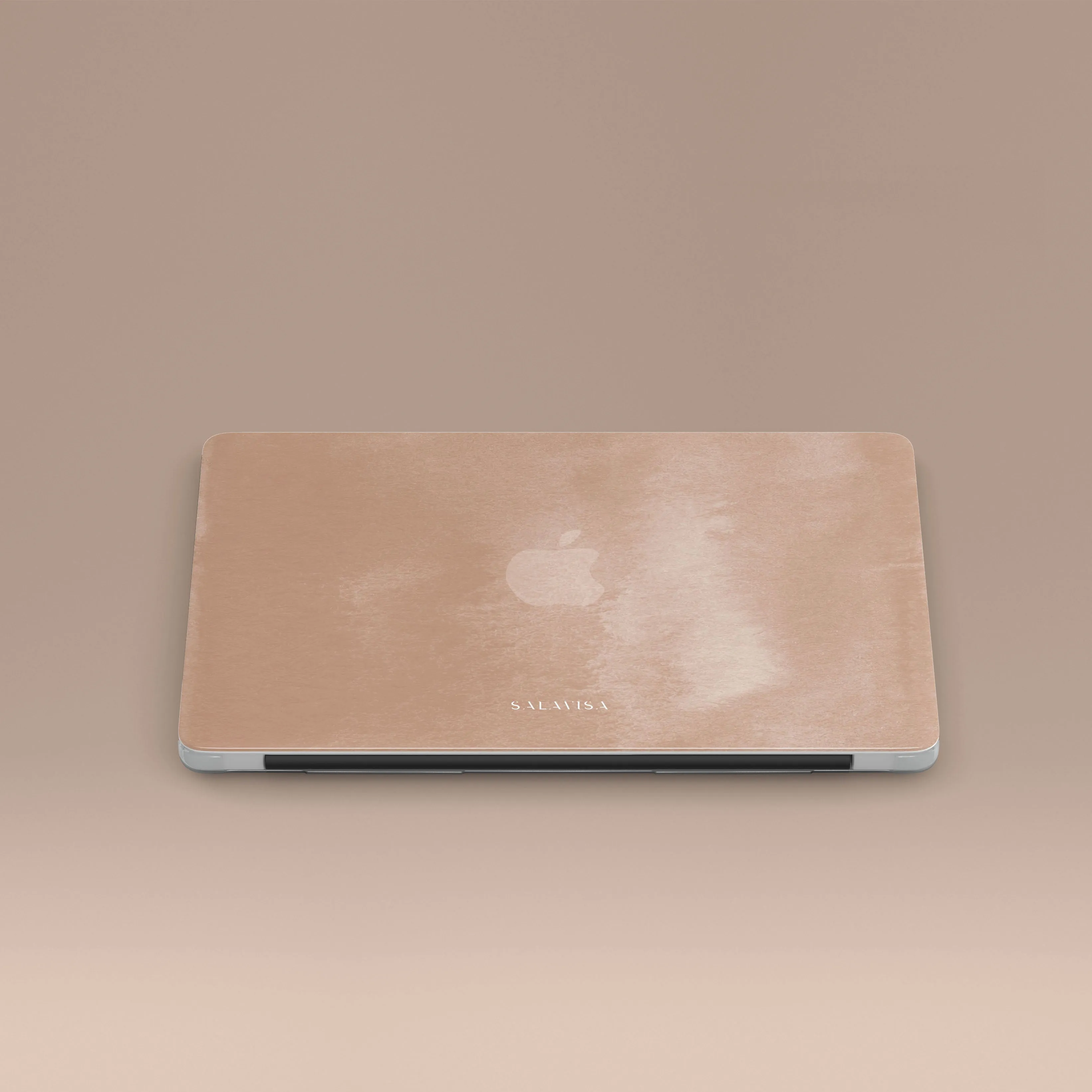 Old Rose Watercolor MacBook Case Polished Style TPU Material