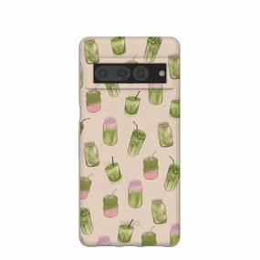 Seashell Matcha Love Google Pixel 7 Pro Case Strong Frame Smooth Feel Surface