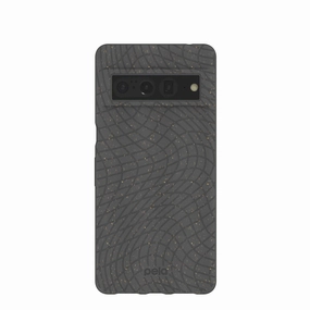 Black Mesh Flex Google Pixel 7 Pro Case Luxury Accent Luxury Surface