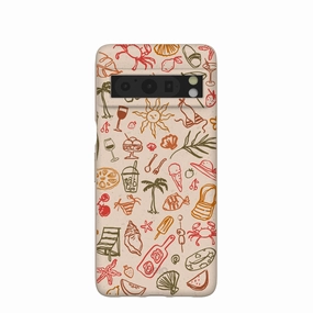 Seashell Sunkissed Google Pixel 8 Pro Case Minimal Comfort