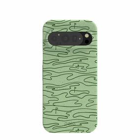 Soft Protection Edge Sage Green Fairway Google Pixel 9/9 Pro Case