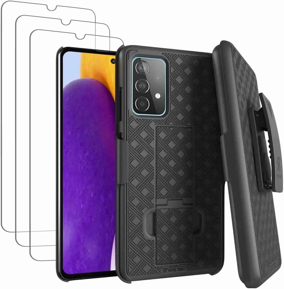 Frosted Finish Simple Style Samsung Galaxy A23 5G Belt Clip Holster Phone Case