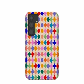 Universal Fit Modern Frame Seashell Carnival Jewels Samsung Galaxy S24 (Plus) Case
