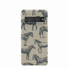London Fog Vintage Gallop Google Pixel 7 Pro Case Soft Pattern Layer