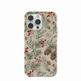 London Fog Winter Spice iPhone 14 Pro Max Case Fashion Texture Minimal Pattern