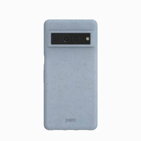 Powder Blue Google Pixel 7 Pro Phone Case Durable Quality