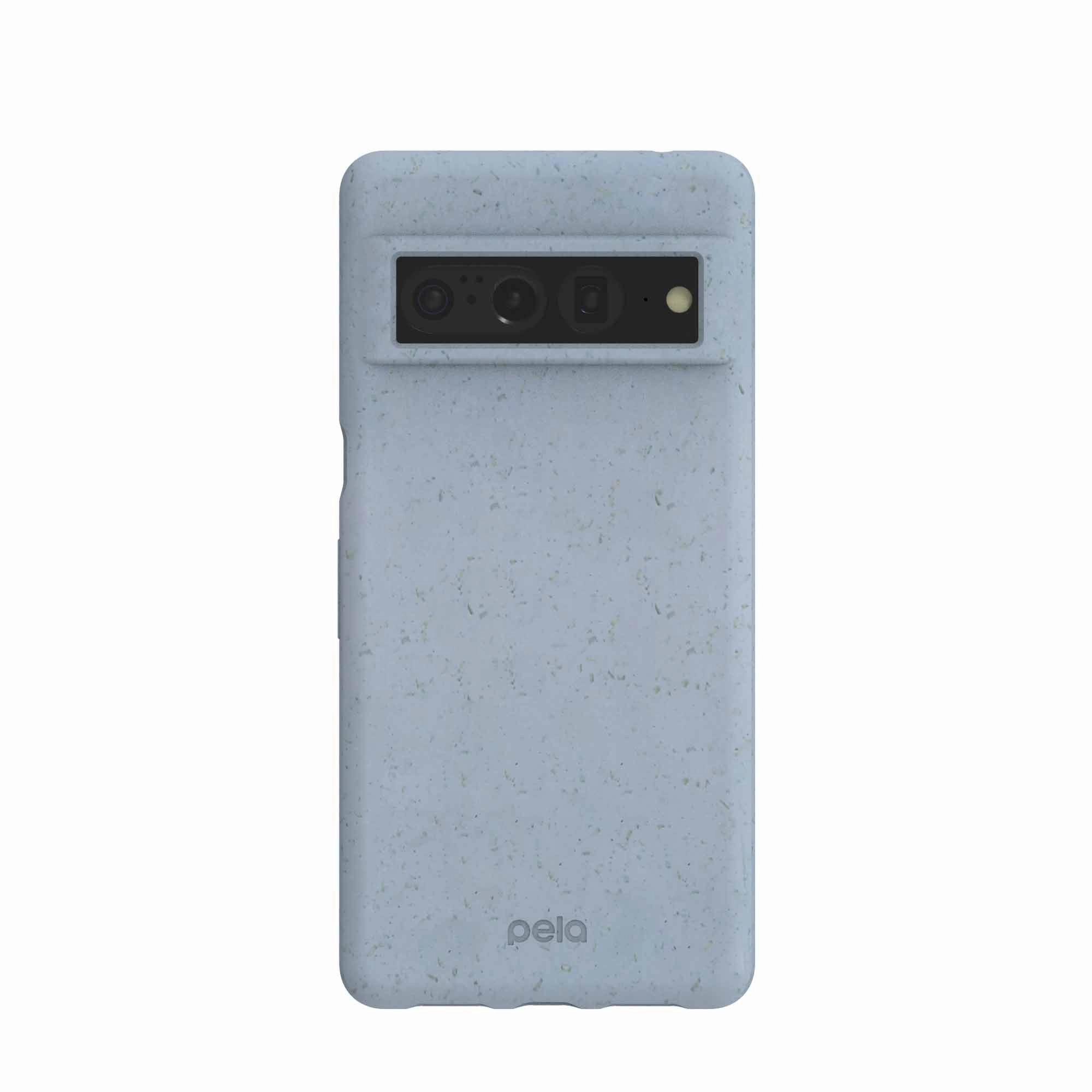 Powder Blue Google Pixel 7 Pro Phone Case Durable Quality