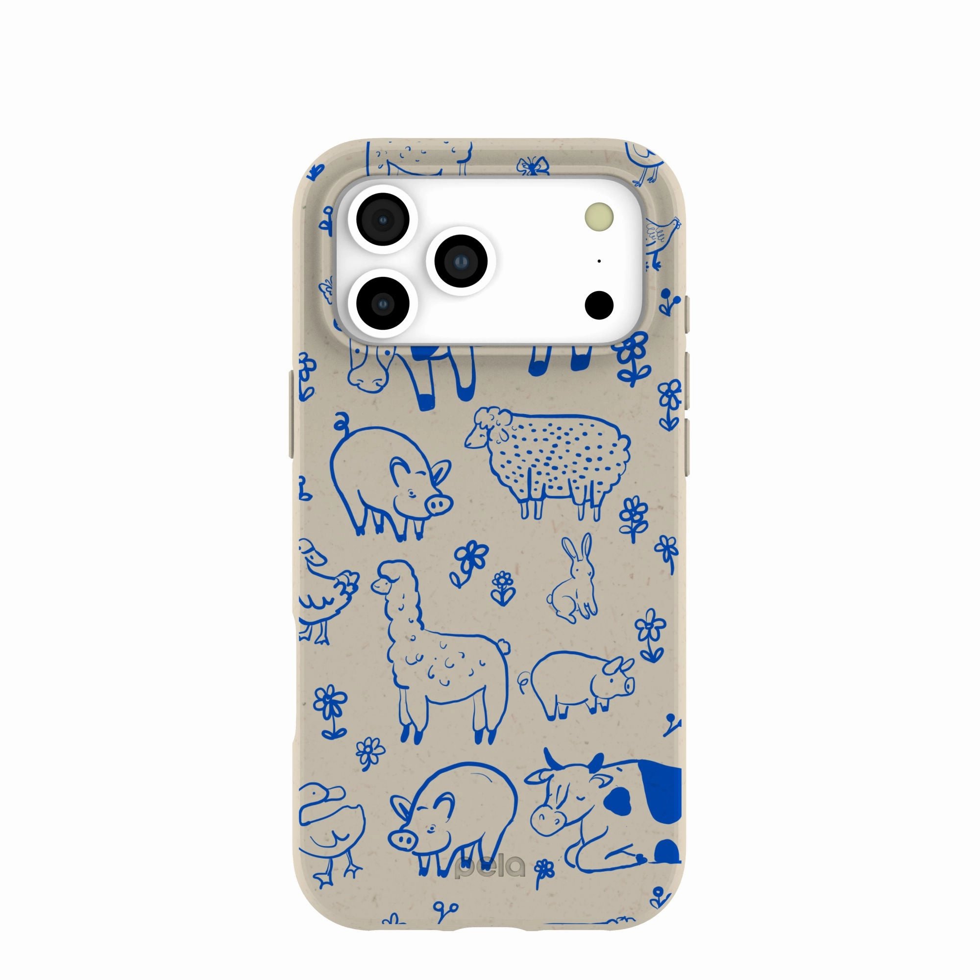 London Fog Happy Farmyard iPhone 17 Pro Max Case Classic Style Soft Detail Layer