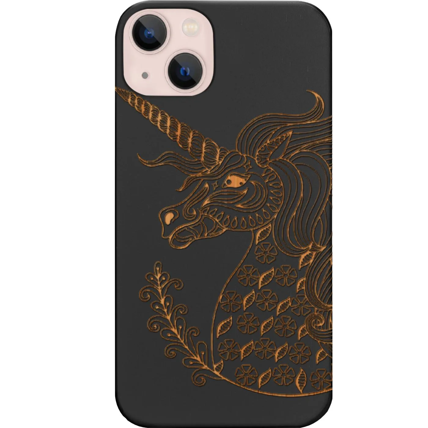 Soft Pattern Layer Unicorn 1 - Engraved Phone Case
