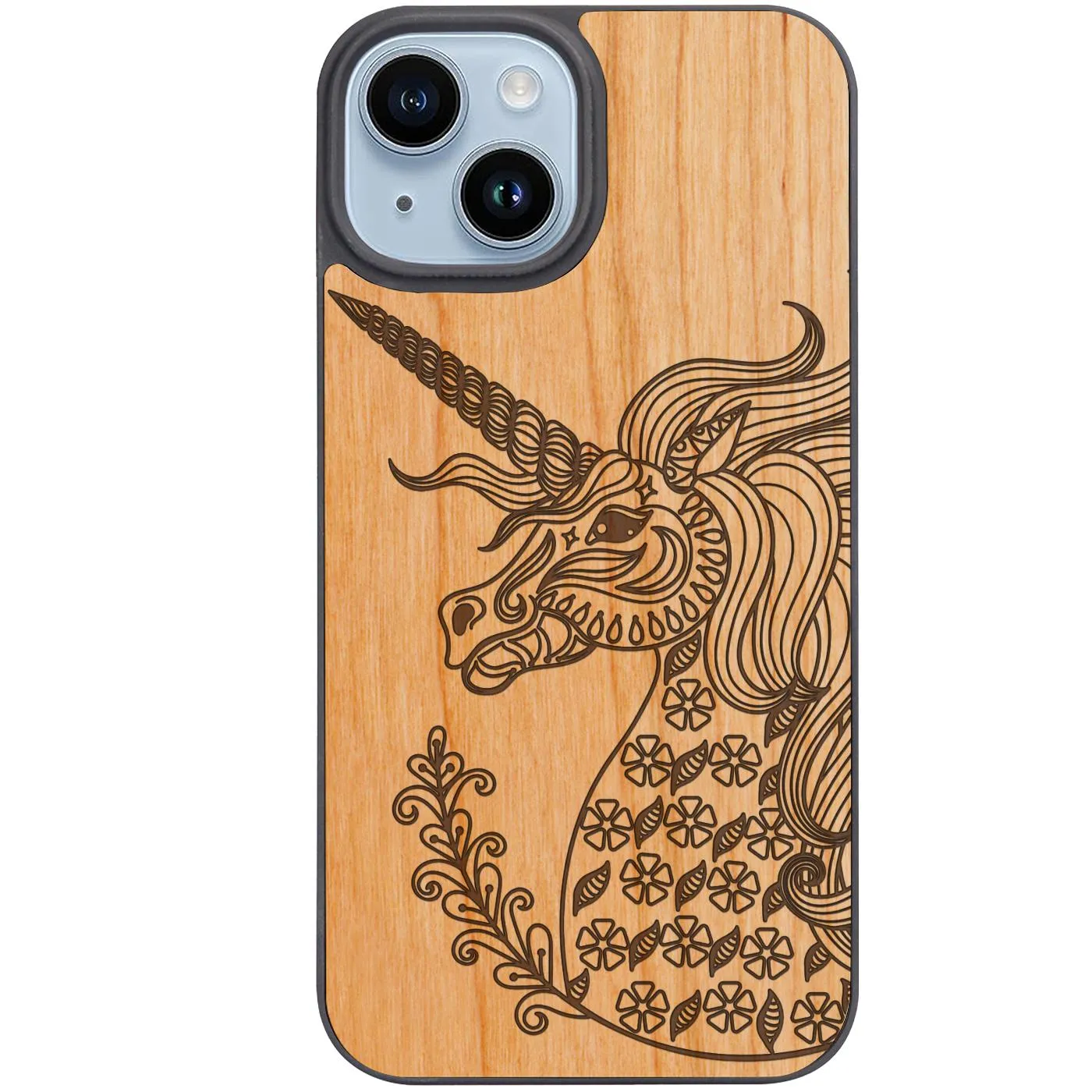 Unicorn 1 - Engraved Phone Case Comfort Shield Texture