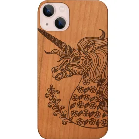 Glossy Pattern Flexible Touch Unicorn 1 - Engraved Phone Case