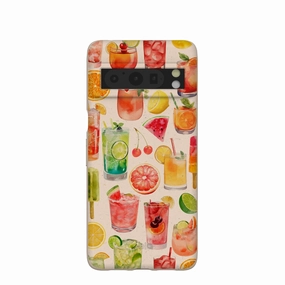 Seashell Sunset Sips Google Pixel 8 Pro Case Modern Layer