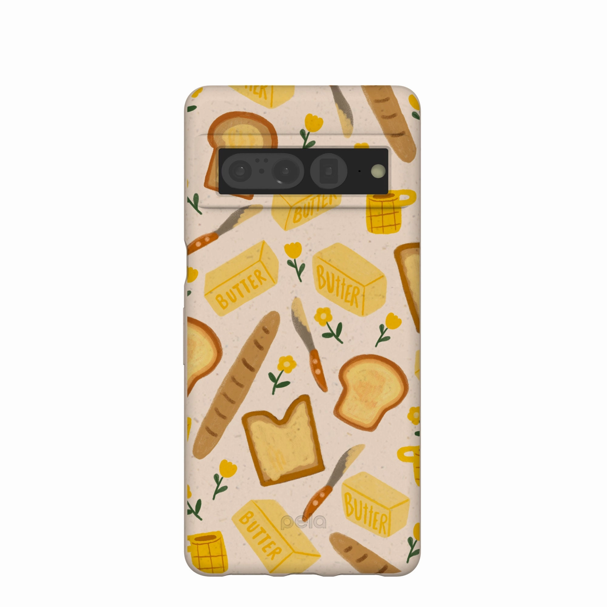 Subtle design Seashell Toast Garden Google Pixel 7 Pro Case