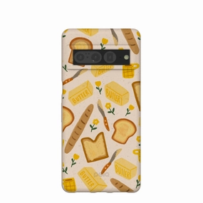 Subtle design Seashell Toast Garden Google Pixel 7 Pro Case