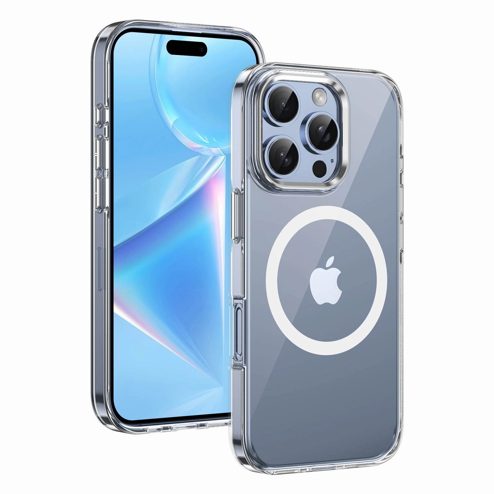 Vibrant Electroplated Magsafe Clear Case - iPhone Trendy Pattern Compact Pattern