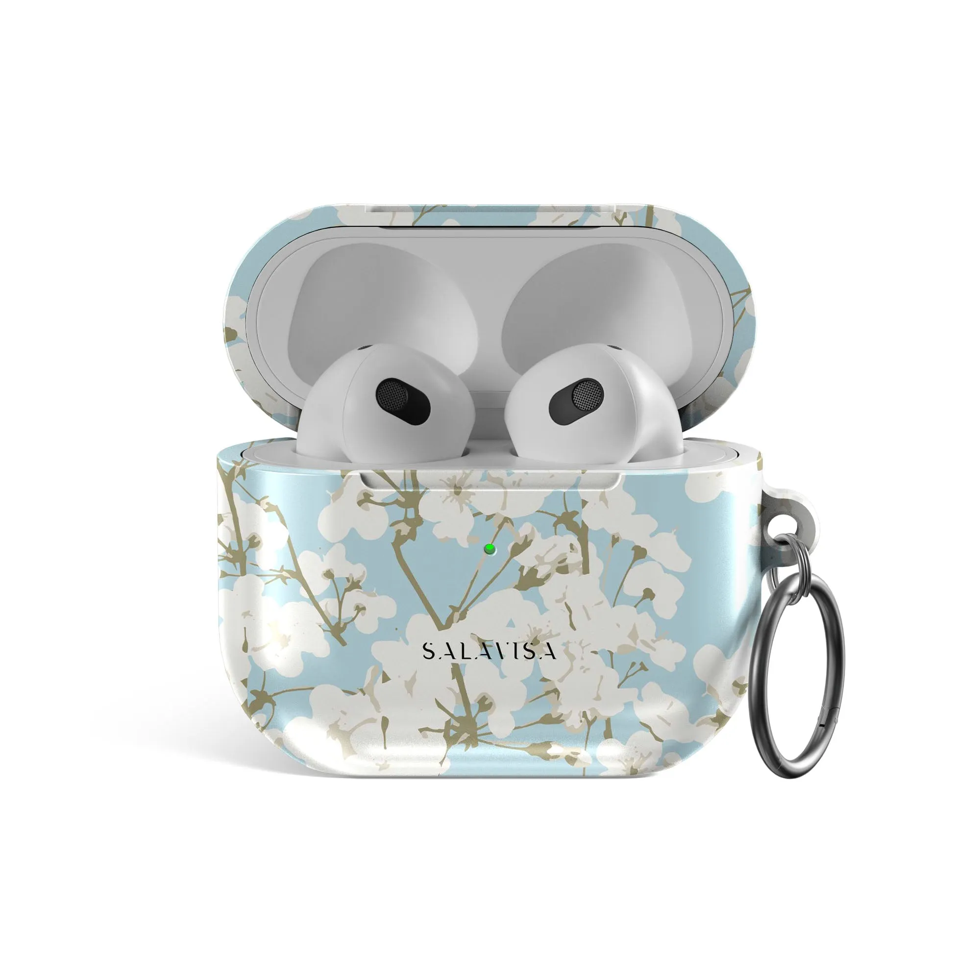 Spring Apple Flower AirPods Case durable soft protector luxury edition earbuds protector