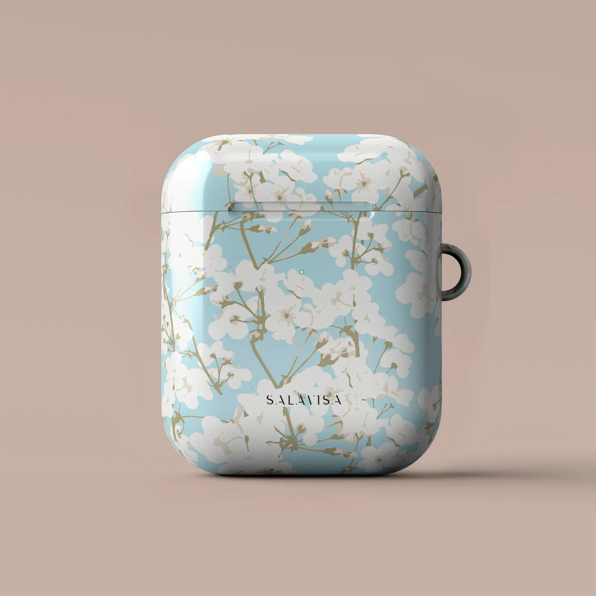 fashion metallic airpods shell Spring Apple Flower AirPods Case
