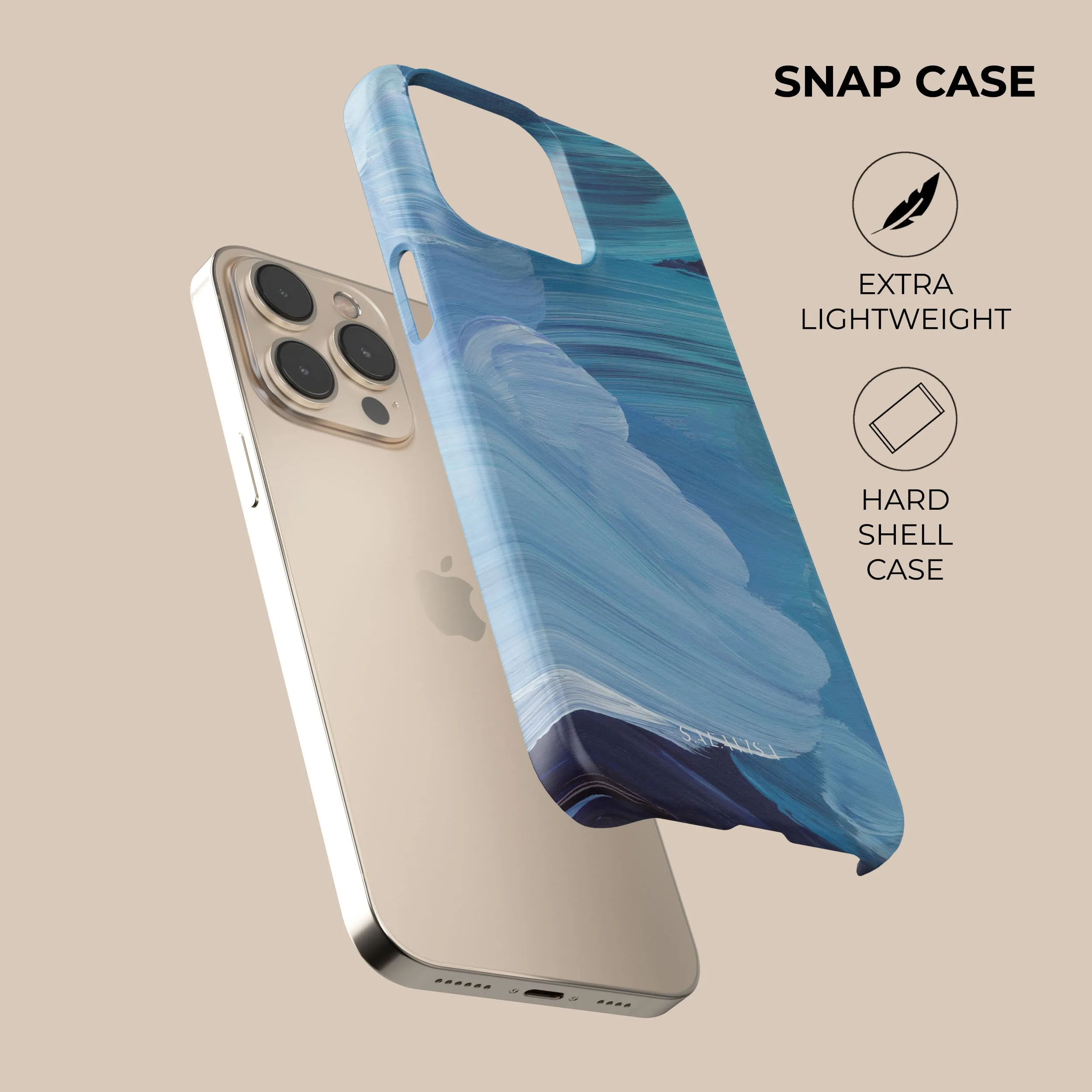 Winter Canvas Phone Case Clear Design