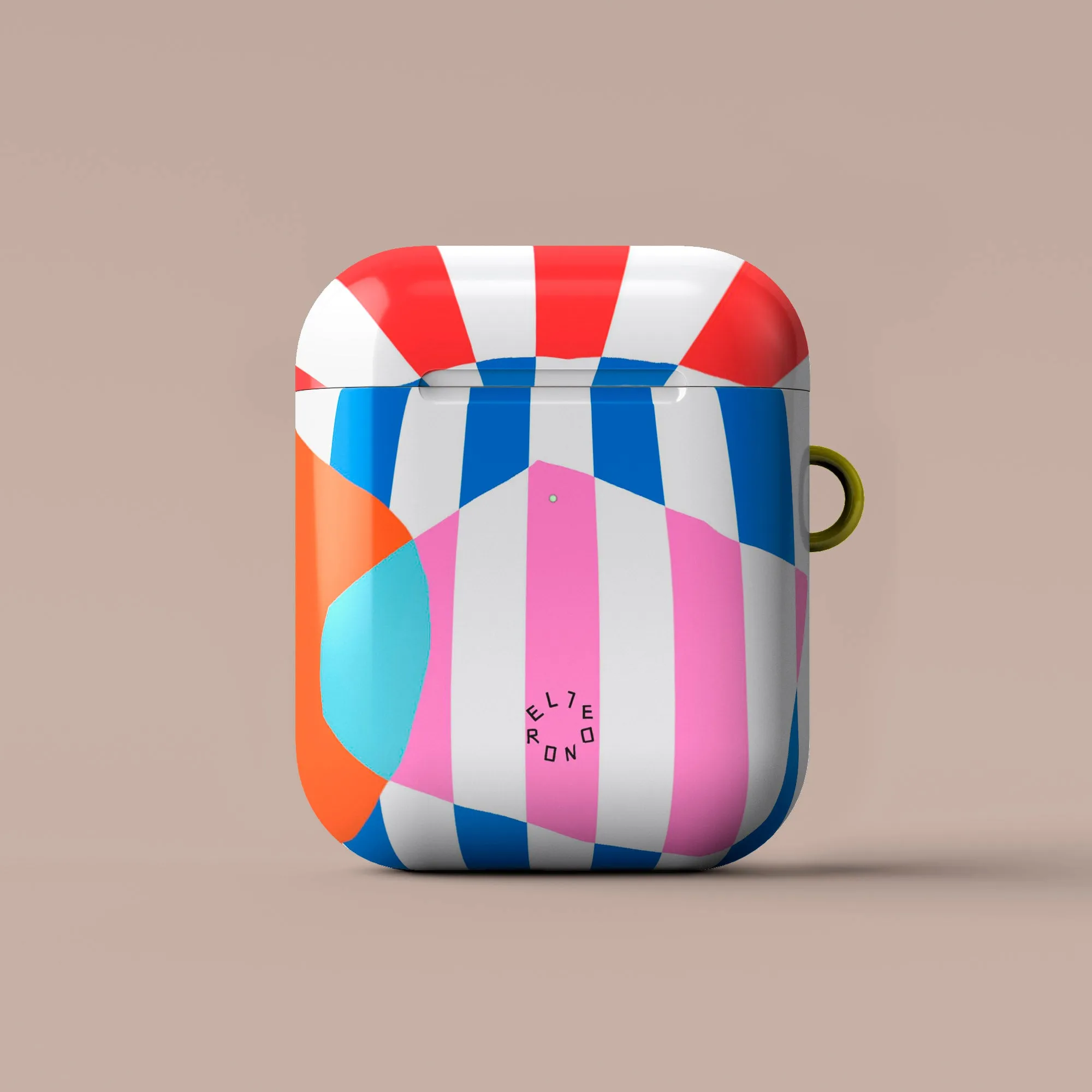 Stripped Symphony AirPods Case Trendy Design Protector Soft Protective Sleeve