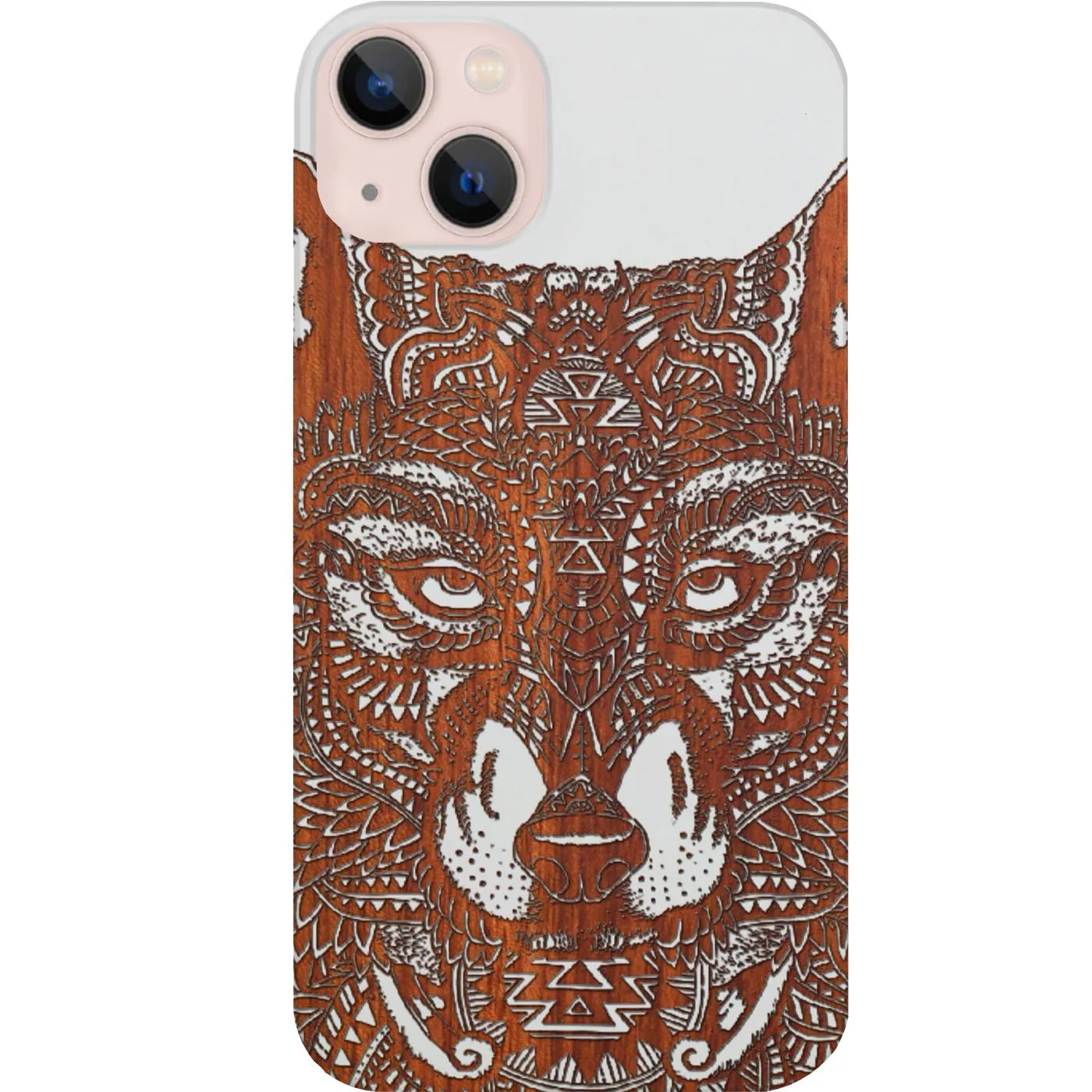 Wolf 1 - Engraved Phone Case Luxury Detail Texture Elegant Build Texture
