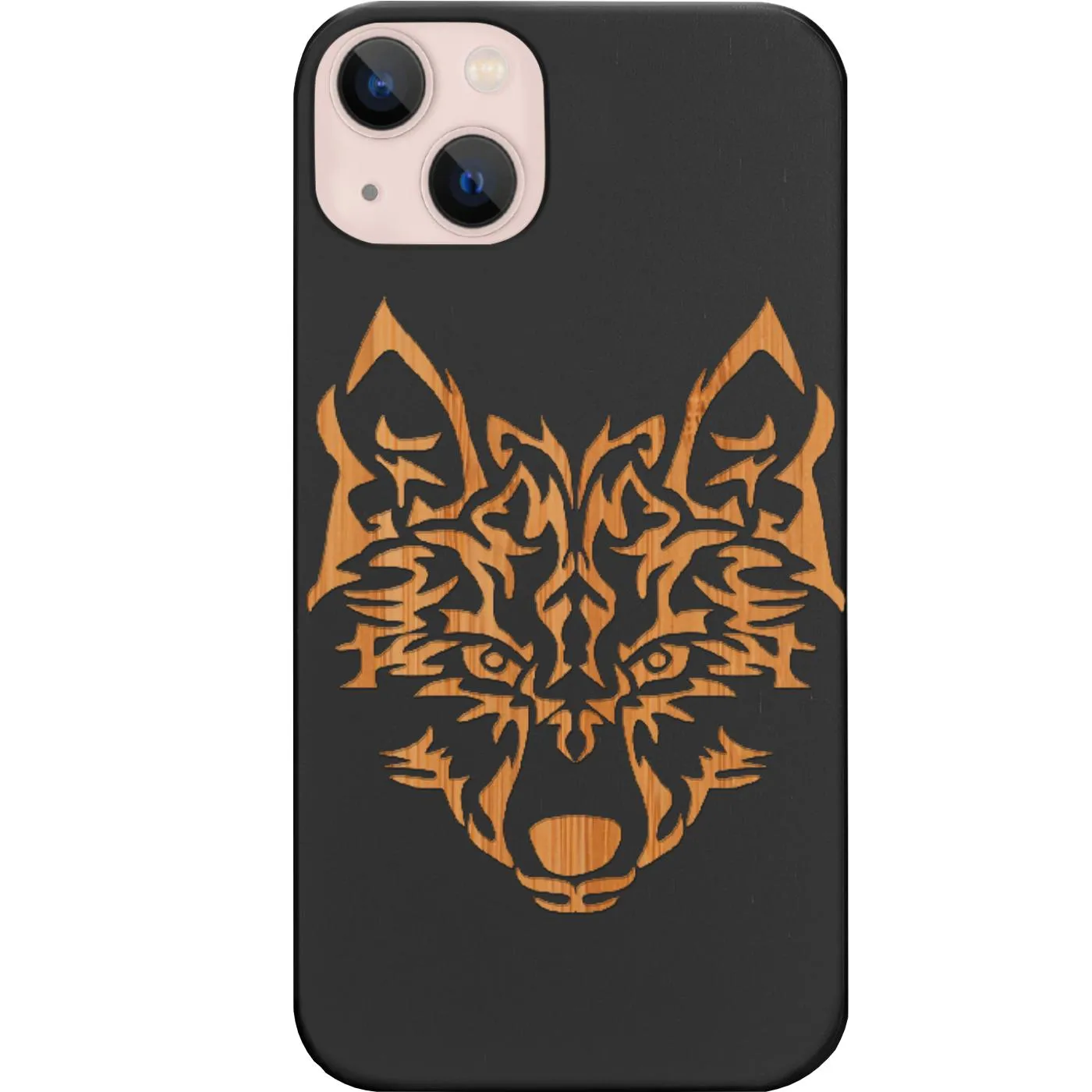 Wolf Head - Engraved Phone Case Protective Form Texture Creative Pattern