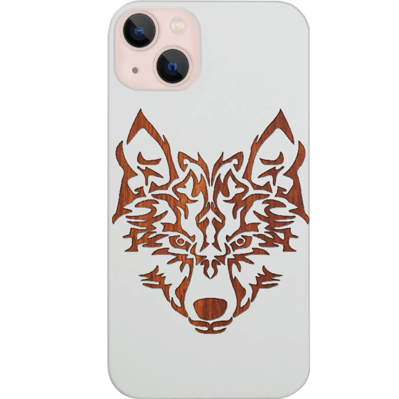 Wolf Head - Engraved Phone Case Gloss Touch