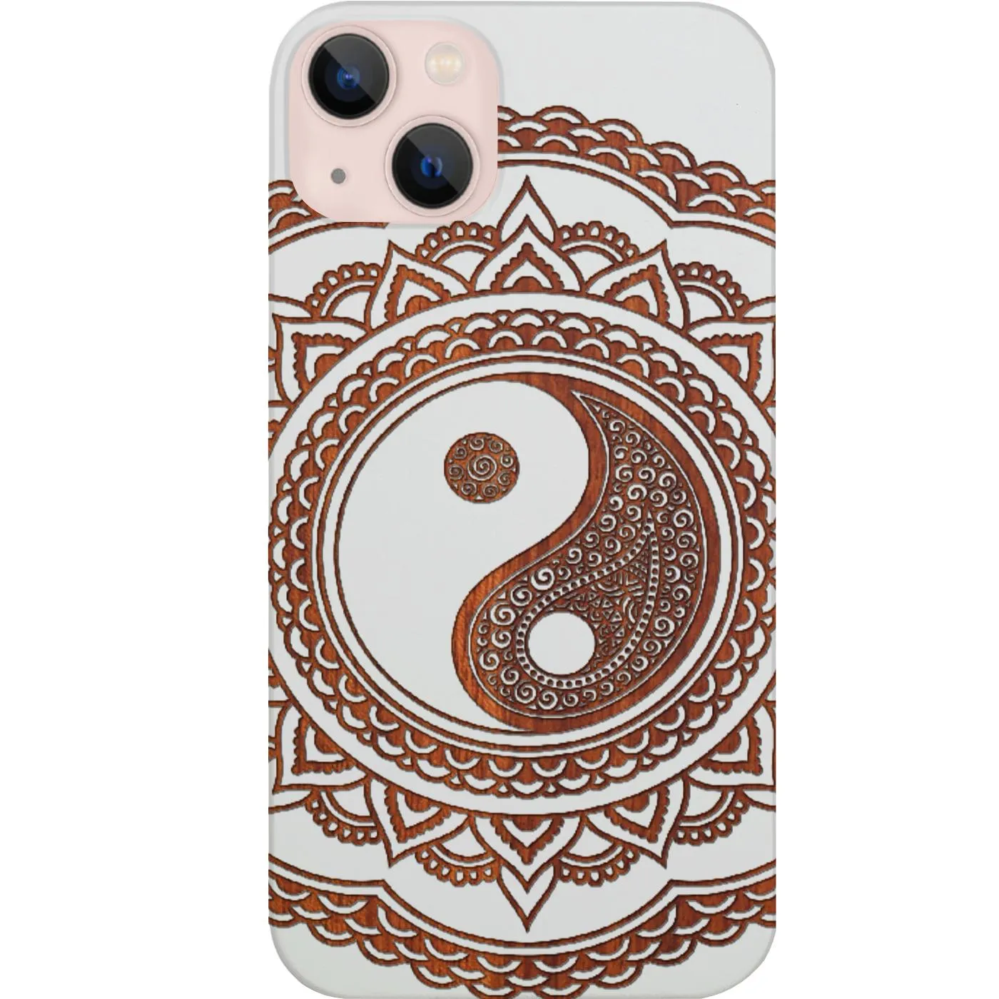 Durable Shell Yin Yang Mandala - Engraved Phone Case