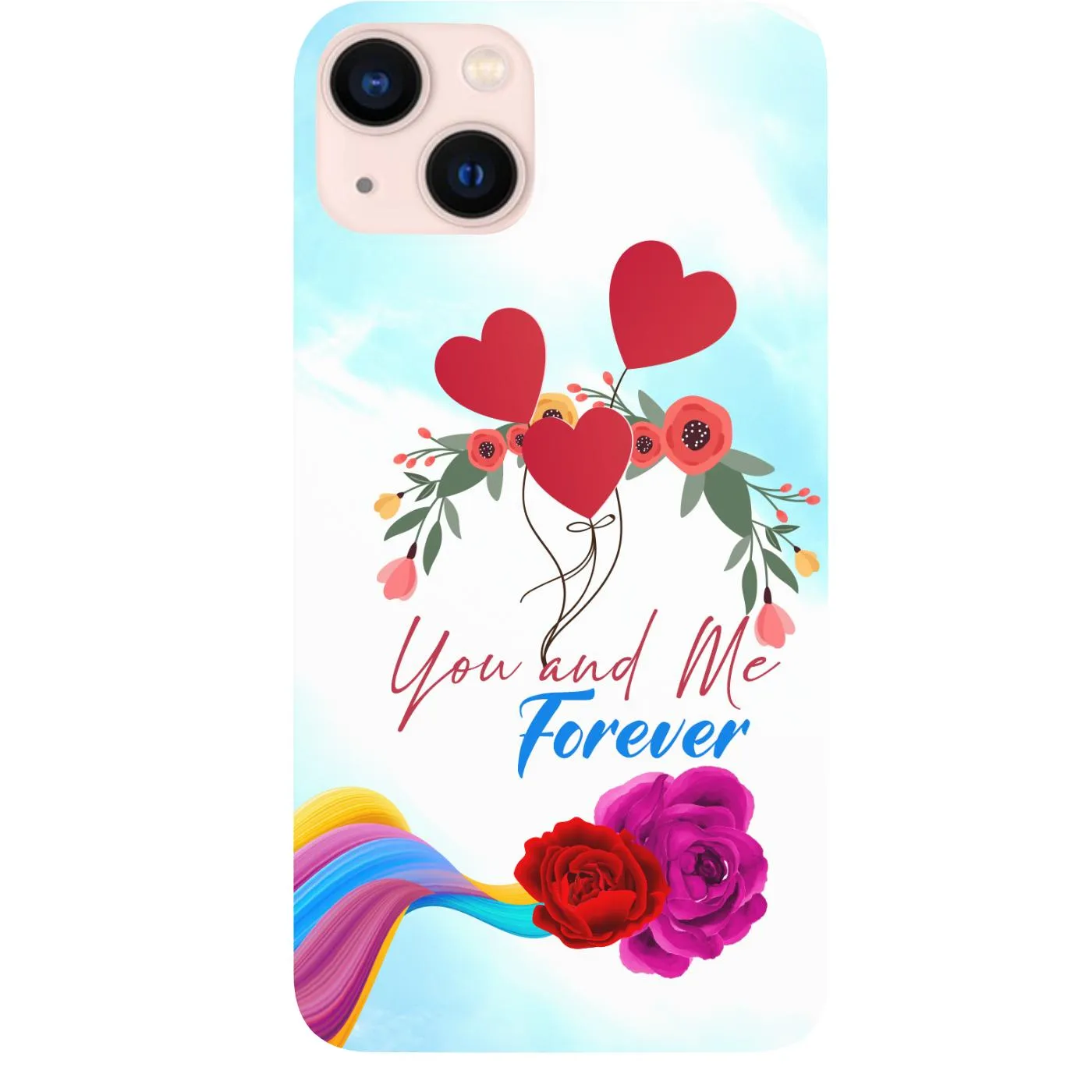 You and Me Forever - UV Color Printed Phone Case Smooth Grip Soft Edge