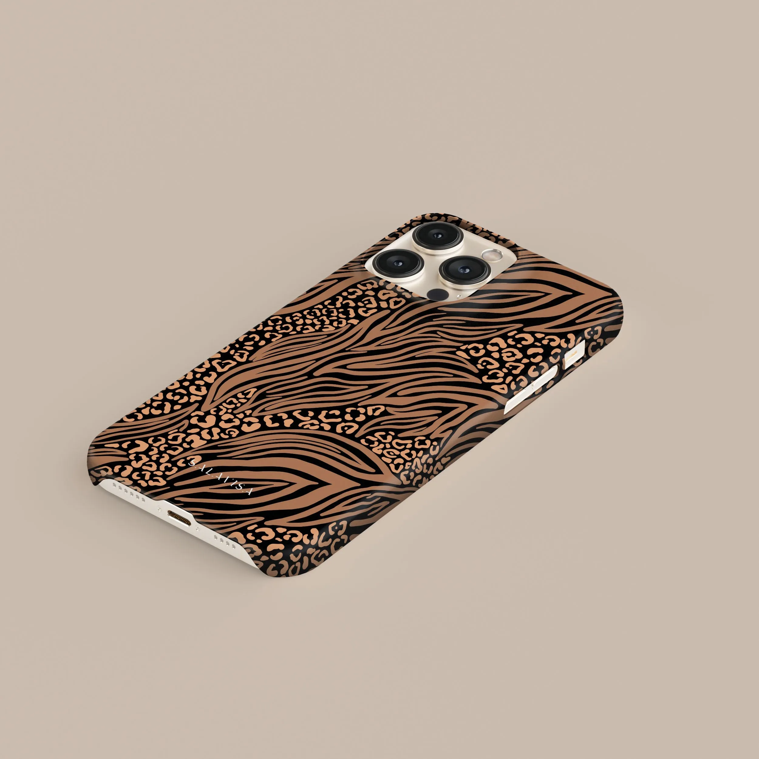 Zebra Leopard Phone Case Smooth Edge Design